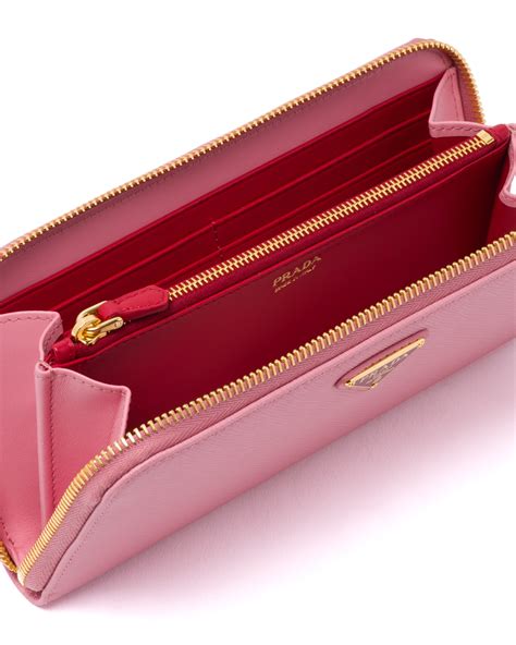 prada saffiano leather wallet red|large saffiano and leather wallet.